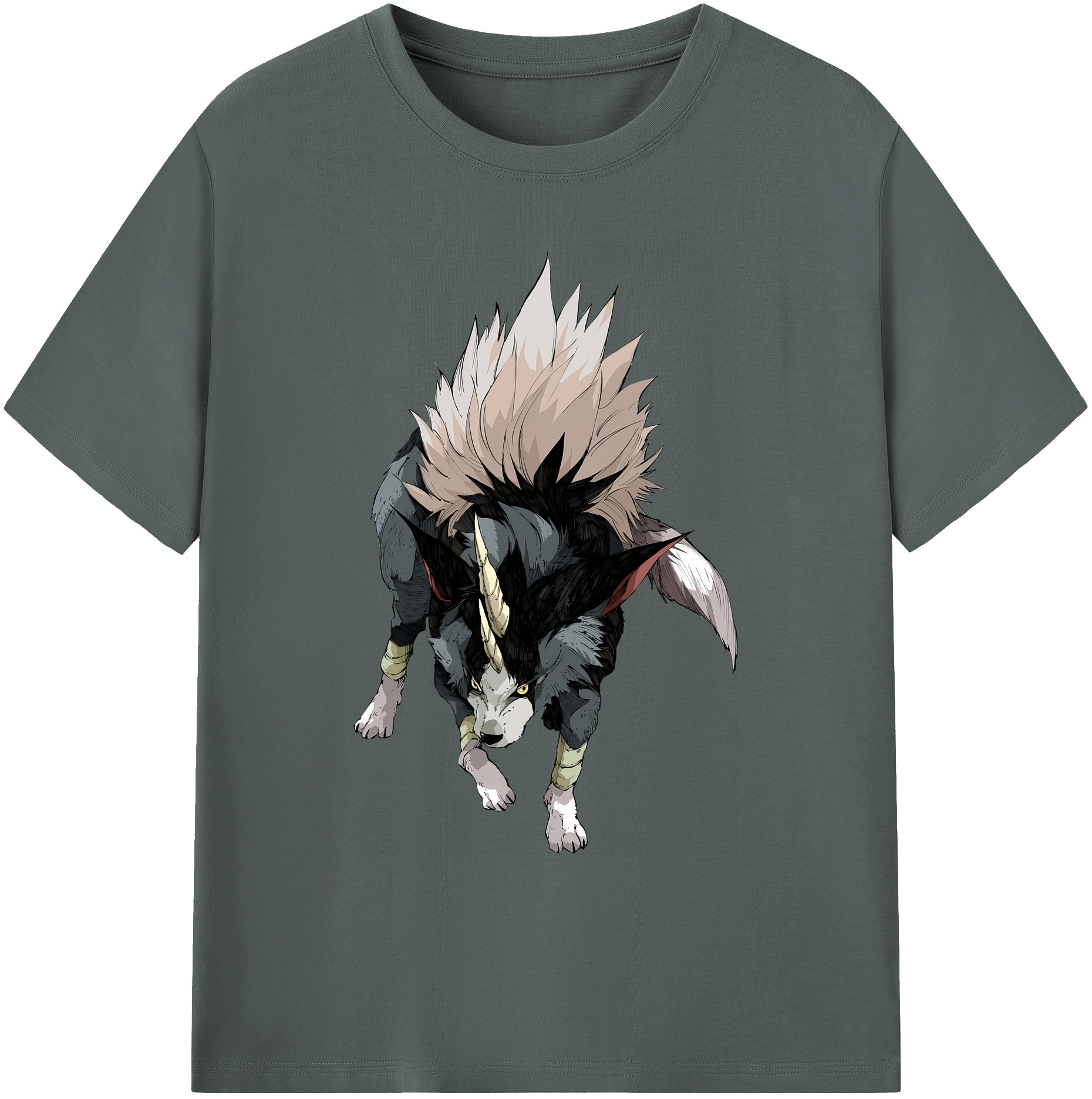 （画像用） 転スラ Regarding Reincarnated to Slime 綿100％ メンズ半袖Tシャツ｜肌触りやわらか＆通気性